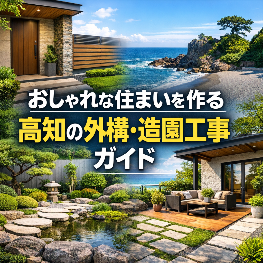 おしゃれな住まいを作る高知の外構・造園工事ガイド