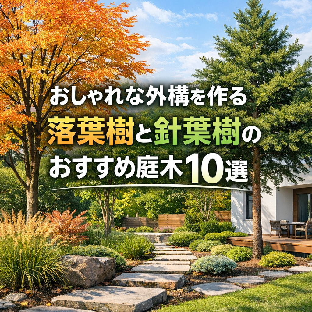 おしゃれな外構を作る落葉樹と針葉樹のおすすめ庭木10選