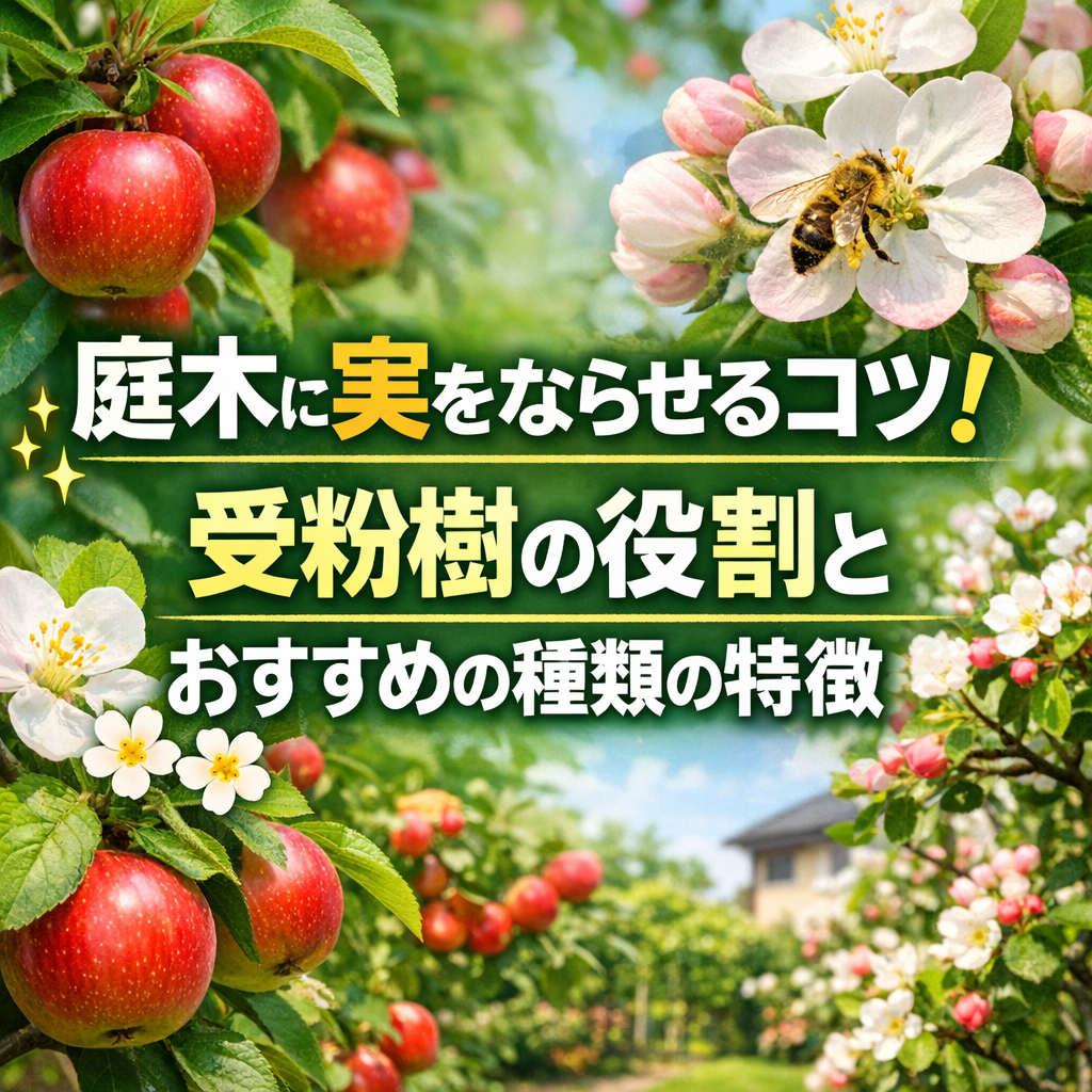 庭木に実をならせるコツ！受粉樹の役割とおすすめの種類の特徴