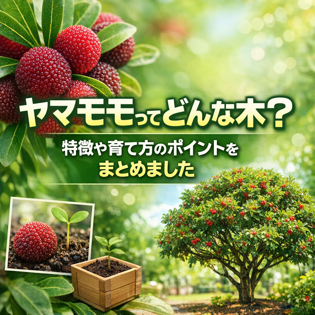 ヤマモモってどんな木?特徴や育て方のポイントをまとめました