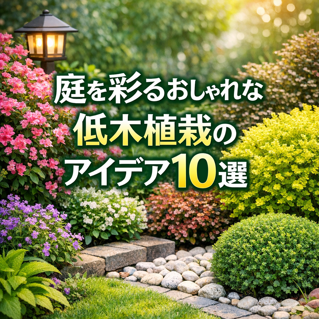 庭を彩るおしゃれな低木植栽のアイデア10選