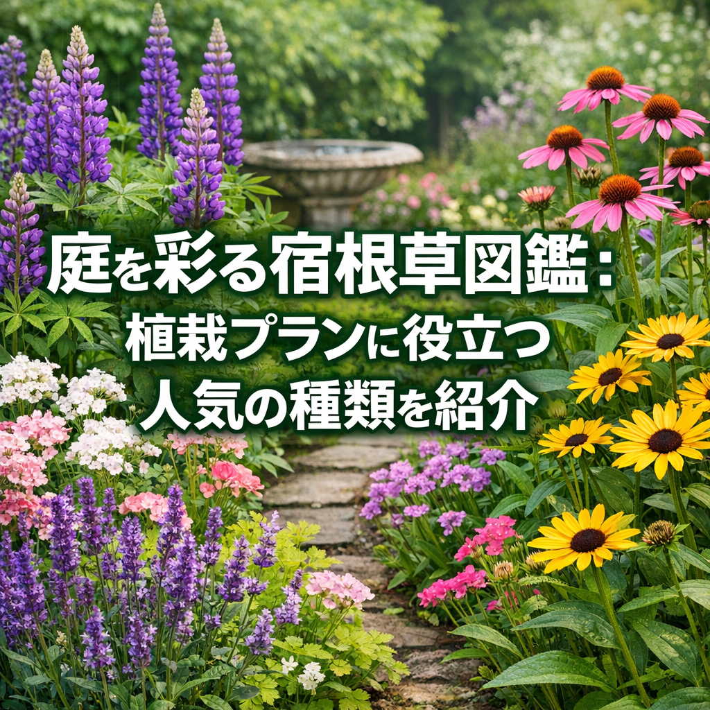 庭を彩る宿根草図鑑:植栽プランに役立つ人気の種類を紹介
