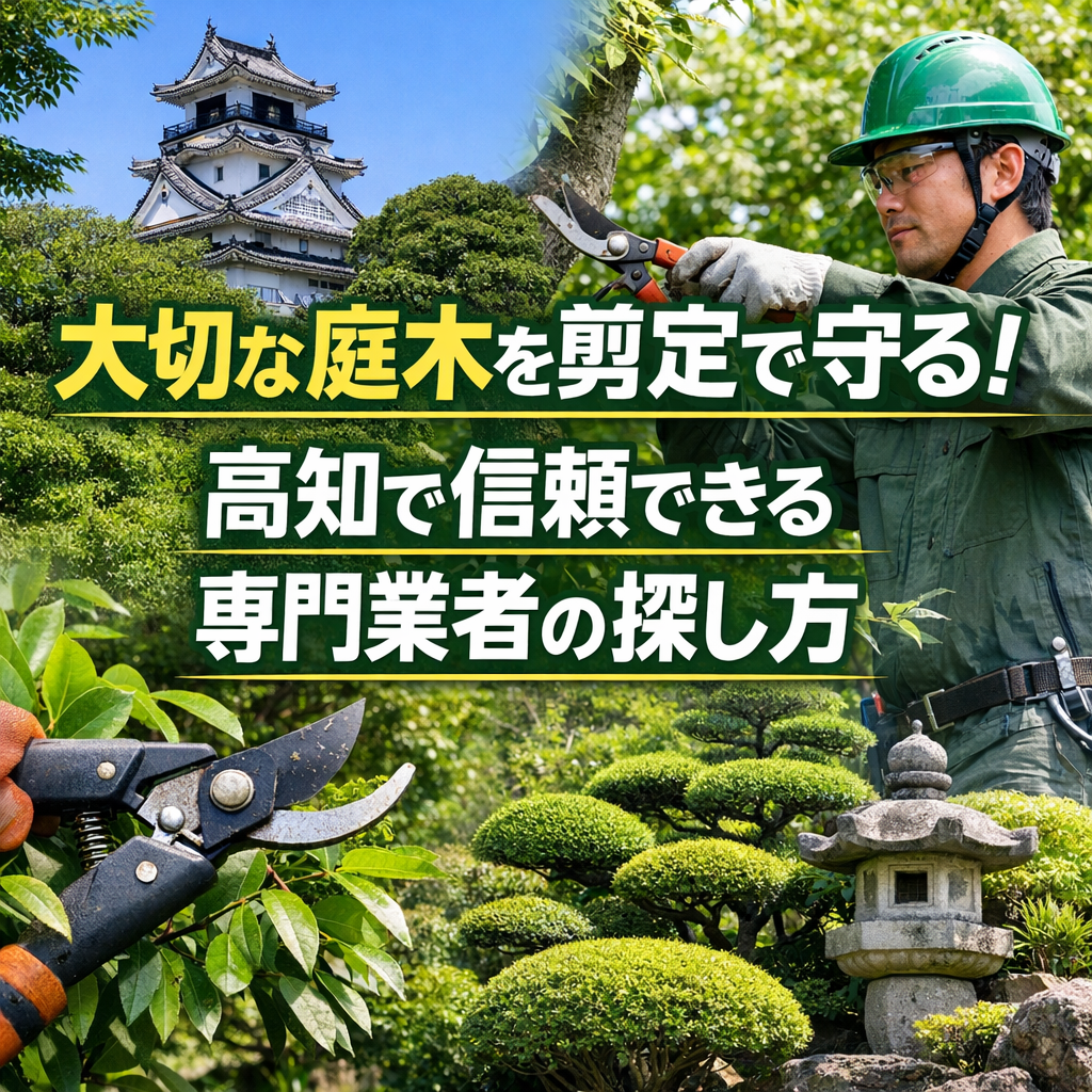 大切な庭木を剪定で守る！高知で信頼できる専門業者の探し方