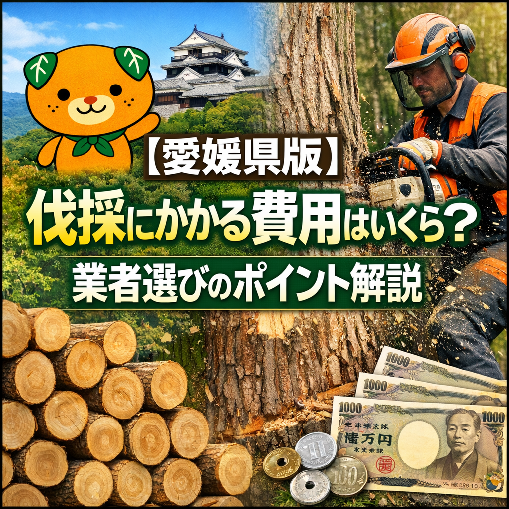 【愛媛県版】伐採にかかる費用はいくら？業者選びのポイント解説
