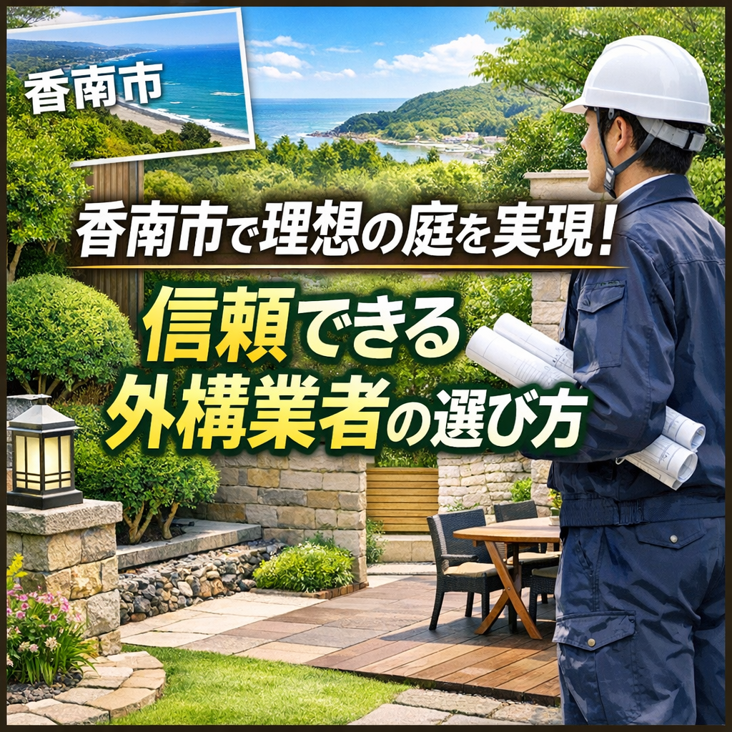 香南市で理想の庭を実現！信頼できる外構業者の選び方
